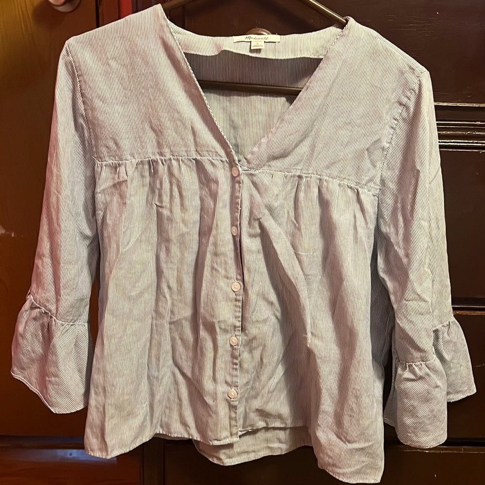 Madewell striped blouse